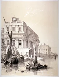 Royal Naval Hospital, Greenwich, London, 1838.