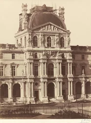 Utsikt över Louvren,1855-1857 (foto)