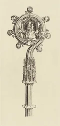 [Design för en stav av Martin Schongauer]