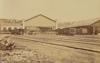 Lyon. Perrache station