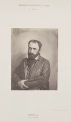 Porträtt av Paul Chenavard, från serien "Histoire des Artistes Vivants"