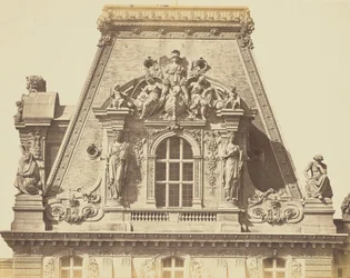 [Taket på Pavillon Turgot, Louvren, Paris]
