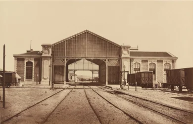 Toulon, Gare Toulon, tågstation, 1861 eller senare.