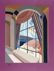 Tapetmönster, ur «Relais», publicerad 1930