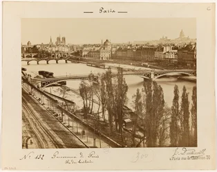 Utsikt över Tuilerierna, ca 1895-1900 (foto)