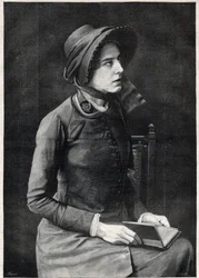 Miss Kate Booth (Catherine Booth-Clibborn (Booth Clibborn), marechale of the Salvation Armee (1858-1955) - Gravyr av Navellier i "The Illustrous Diary" från 1891