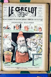 Omslag till "" Le Grelot"", nummer 1024, Satirical in Colors