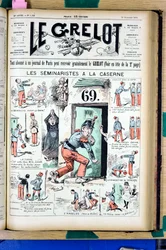Omslag till "" Le Grelot"", nummer 1025, Satirical in Colors
