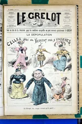 Omslag till "" Le Grelot"", nummer 1342, Satirical in Colors