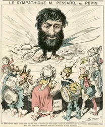 Omslag till "" Le Grelot"", nummer 356, Satirical in Colors