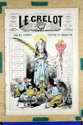 Omslag till "" The Grelot"", nummer 732, Satirical in Colors