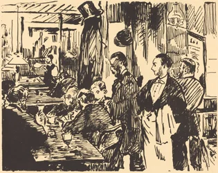 På kaféet
