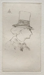 Baudelaire i profil.