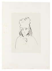 Berthe Morisot i siluett