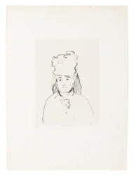 Berthe Morisot i silhuett