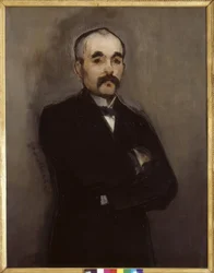 Porträtt av Clemenceau