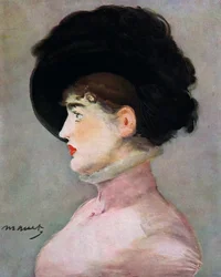 Wienerskan: Porträtt av Irma Brunner, 1882.