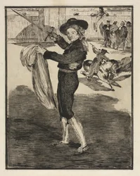 Mlle. Victorine i en Espadas kostym
