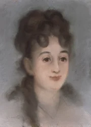 Porträtt av Eva Gonzalès