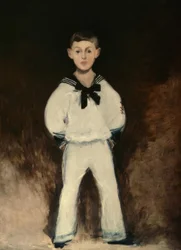Porträtt av Henry Bernstein som barn