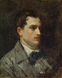 Porträtt av Antonin Proust (olja på duk)