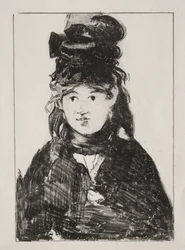 Porträtt av Berthe Morisot