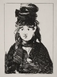 Porträtt av Berthe Morisot