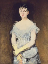 Porträtt av Miss Isabelle Lemonnier