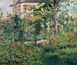 Trädgården i Bellevue, 1880