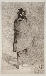 The Philosopher (etsning och torrnål)
