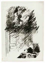 Korpen på Pallas byst ("Perched upon a byst of Pallas..."), från Korpen (Le Corbeau)
