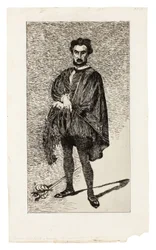 The Tragic Actor (Rouvière i rollen som Hamlet)