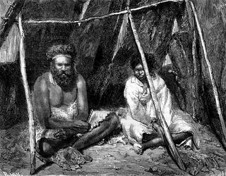 Australiska aboriginer, 1886.