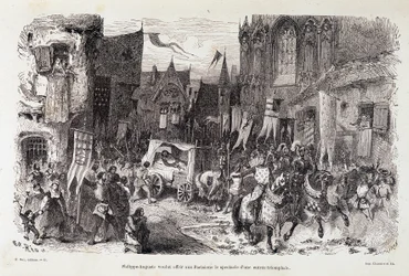 Philippe Auguste (Philippe-Auguste) ville erbjuda parisarna spektaklet av en triumferande start. sd. 1100-talet