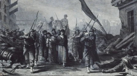Branden i Hôtel de Ville 1871, 1871 (olja på duk)