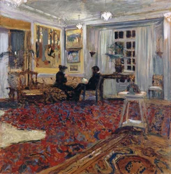 Chatta på Fontaines: Herr och fru Arthur Fontaine; Chatt på Fontaines: Monsieur och Madame Arthur Fontaine, 1904