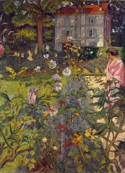 Garden at Vaucresson, 1920 (valpsjuka på duk)