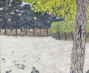 Tuileriträdgården, ca 1894.