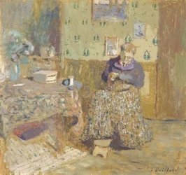 Madame Vuillard sömnad, 1920