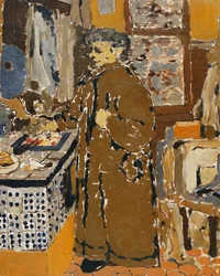 Madame Vuillard i en interiör, ca 1895