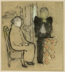 Mor och dotter, c.1892