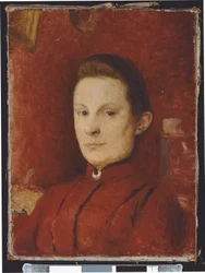 Porträtt av Marie Vuillard, 1888
