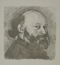 Porträtt av Cézanne