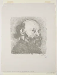 Porträtt av Cézanne