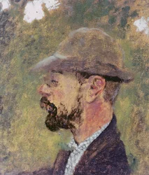 Porträtt av Henri de Toulouse-Lautrec (1864-1901), ca 1897-98