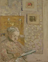 Porträtt av Madame Vuillard, konstnärens mor, ca 1910