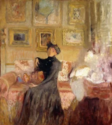 Röd soffa; Le Divan Rouge, ca 1905
