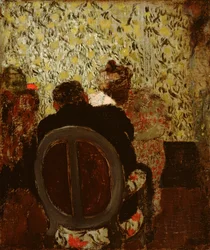 The Manicure, 1897 (olja på kort)