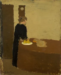 Kvinna i svart, ca 1891.