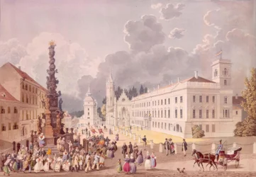 Hochfürstl. Palace på Schlossplatz
